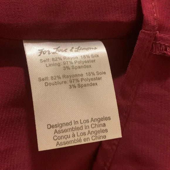 FOR LOVE AND LEMONS Velvet Mini Dress in Raspberry - Picture 9 of 10